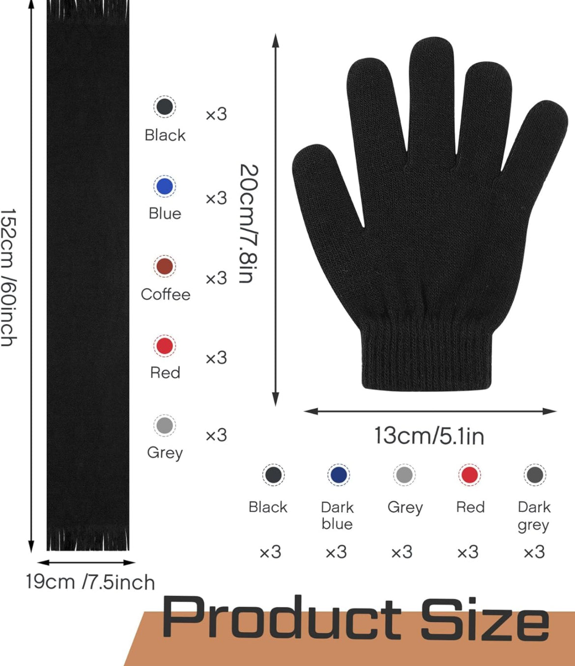 Scarf and Glove Set