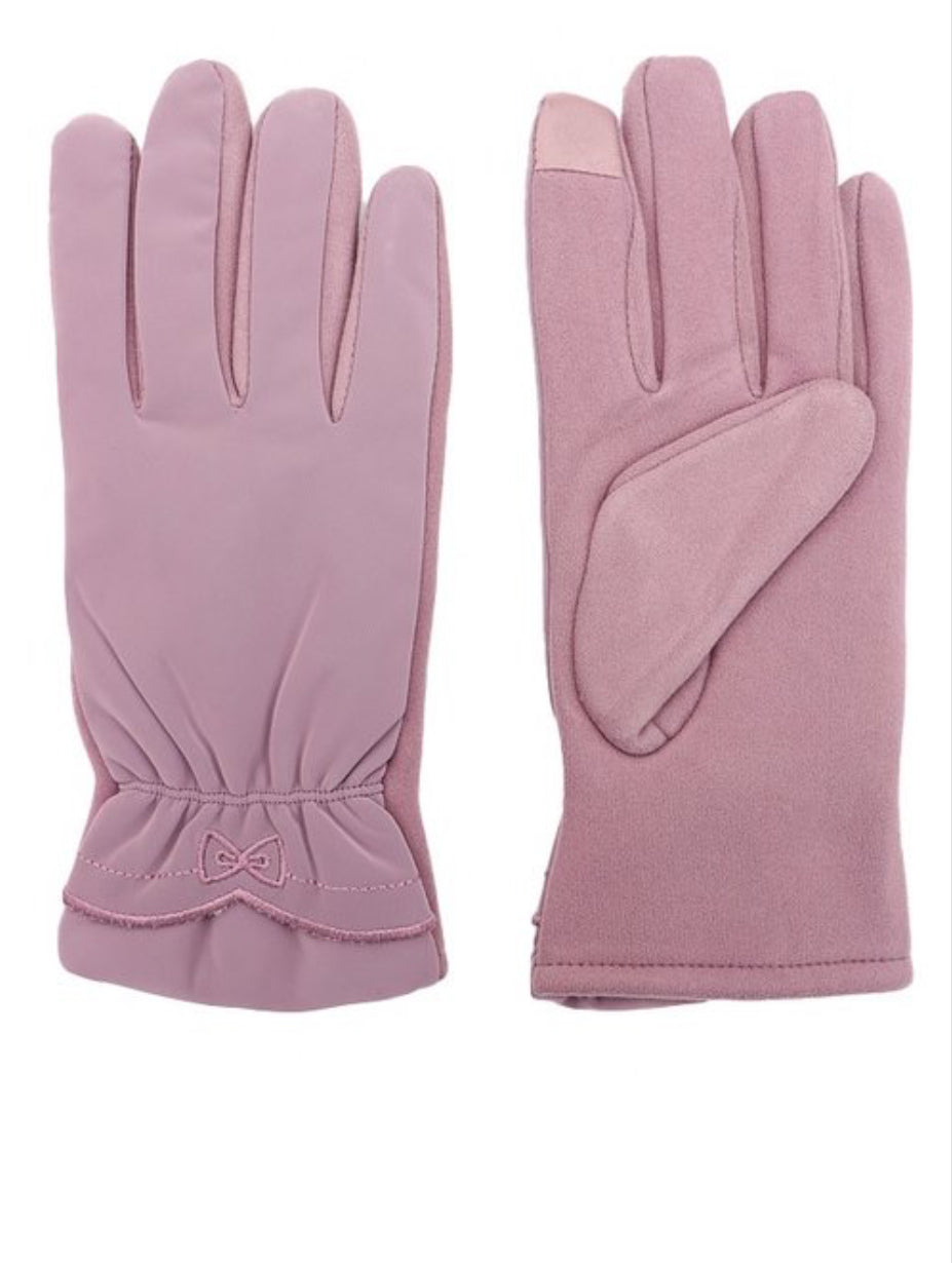 Women's Ribbon Embroidered Gloves