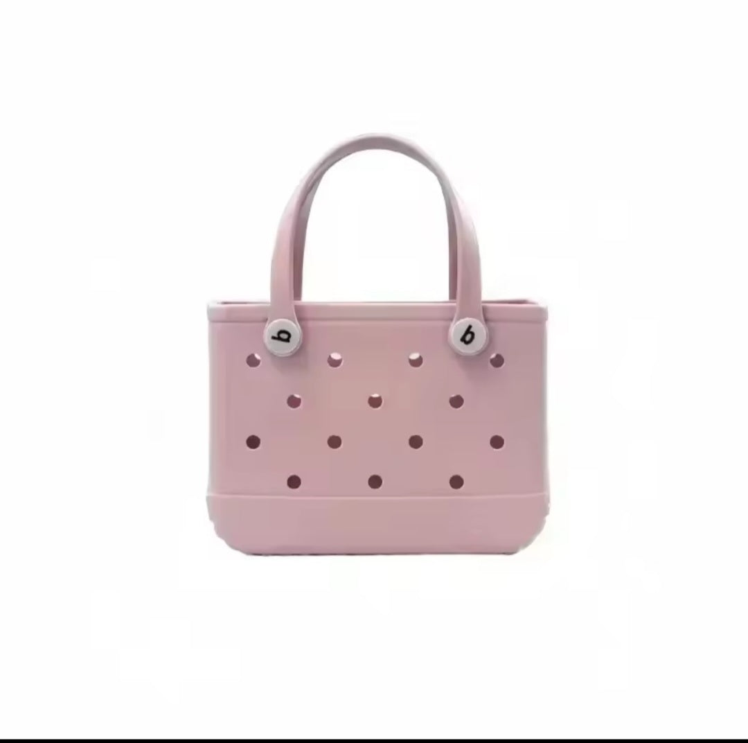 Mini B charm bag