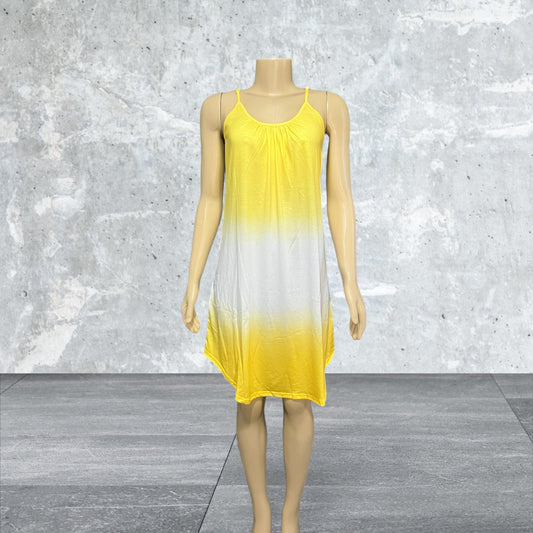 Yellow Color Fade Sundress