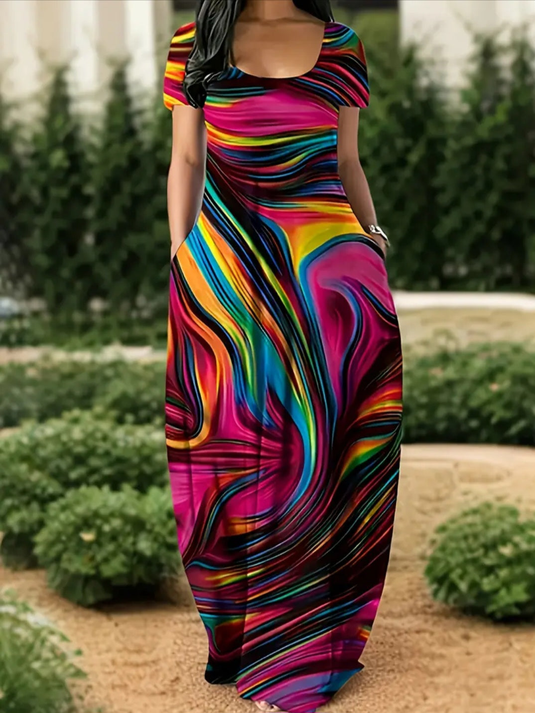 Colorful Maxi Dress