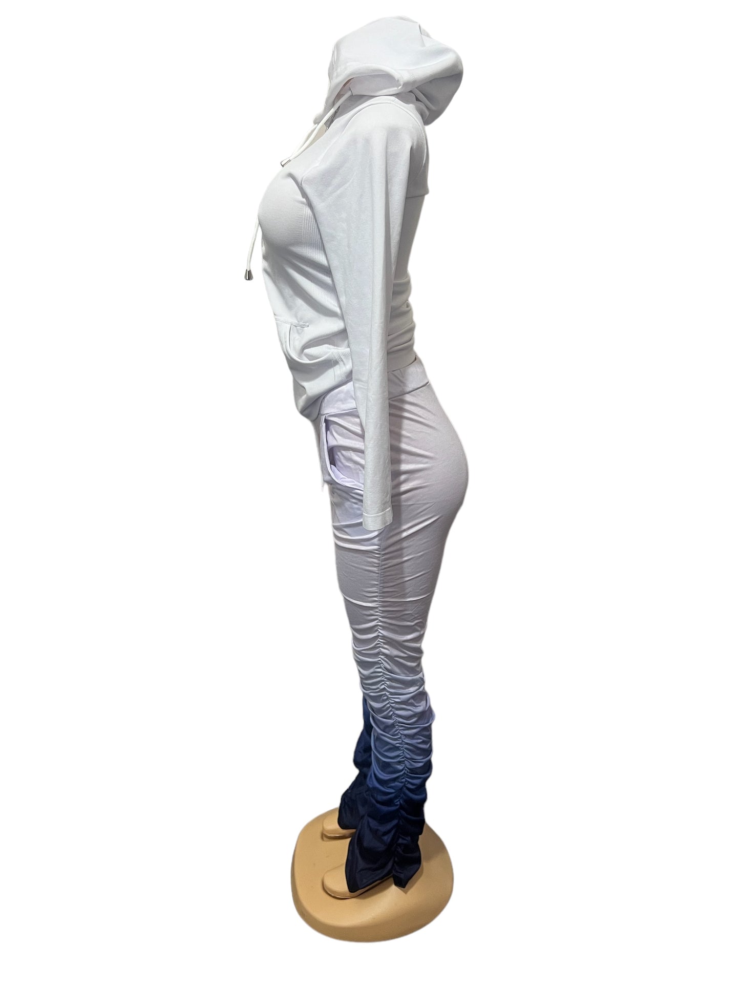 Faded Stacked Pants