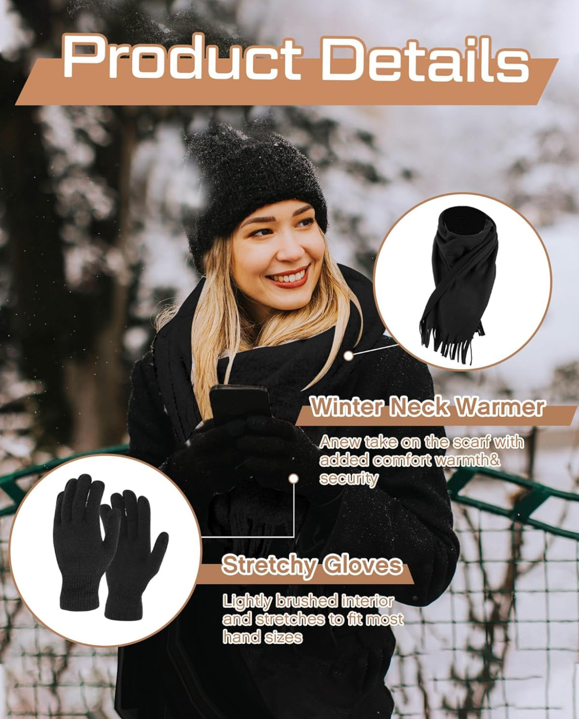 Scarf and Glove Set