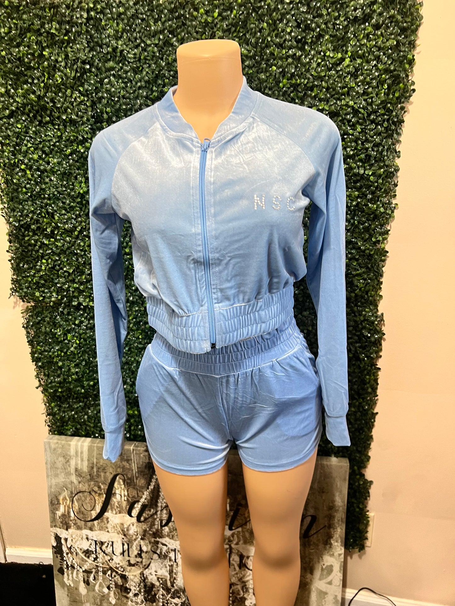NSC Velour Short Set