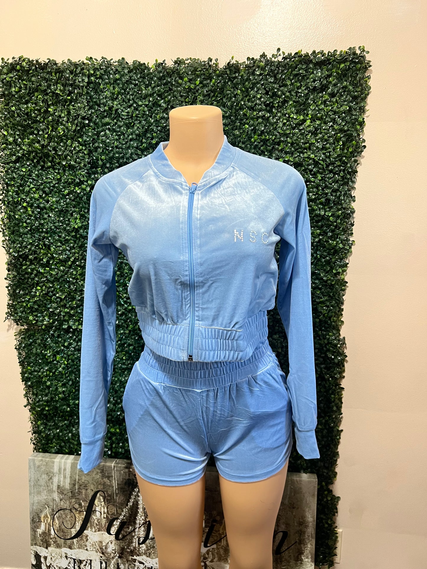 NSC Velour Short Set