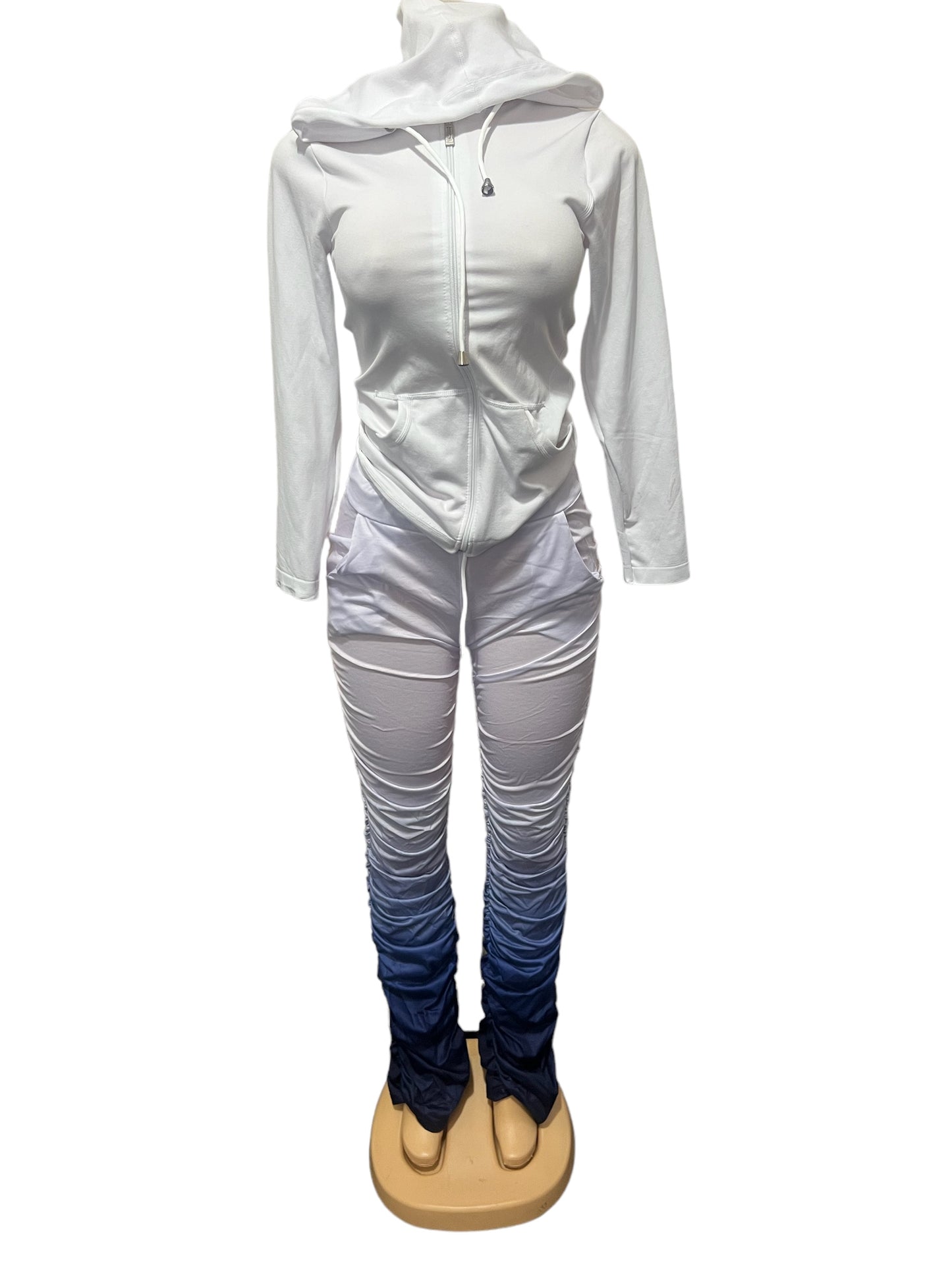 Faded Stacked Pants