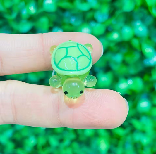 Green Turtle Charm