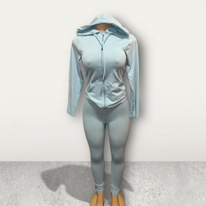 Light blue Slim two piece set