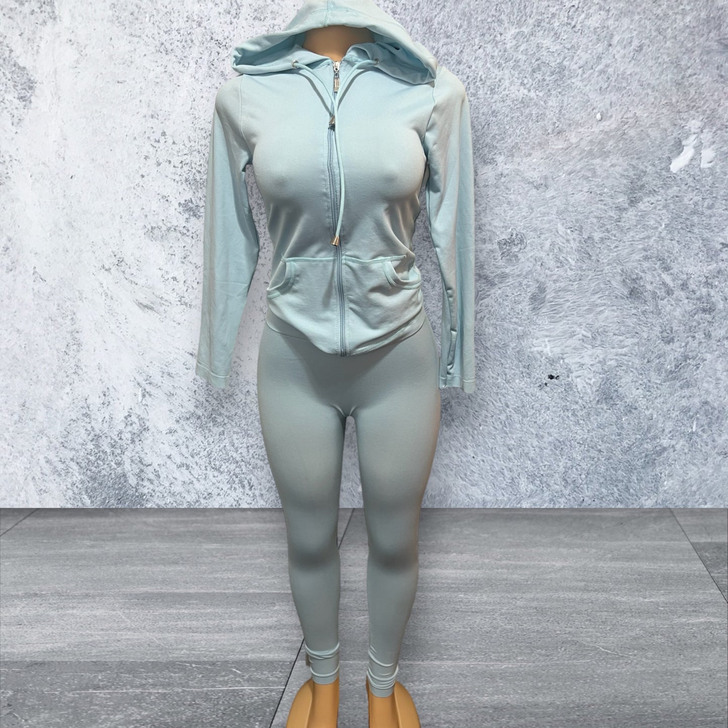 Light blue Slim two piece set