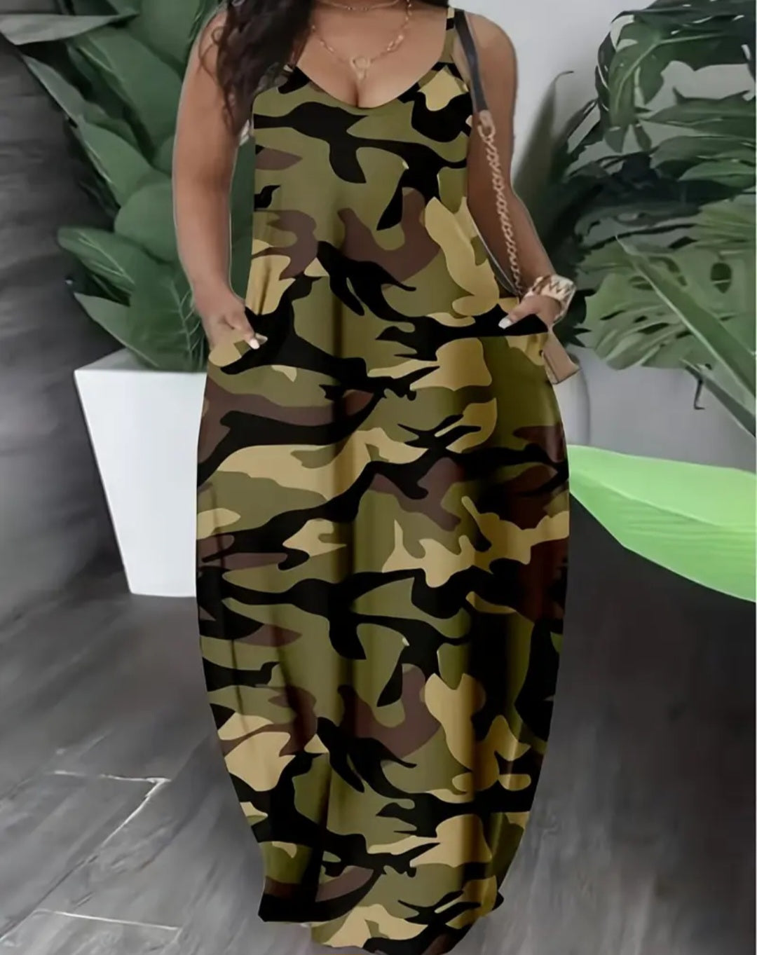 Camo Print Dress