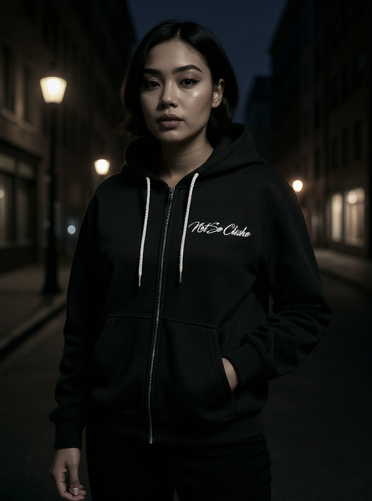 Not So Cliche Bling Zip Up