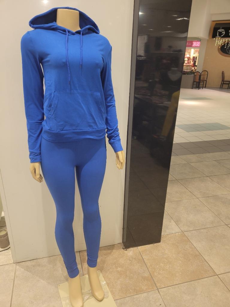 Royal blue hoodie set