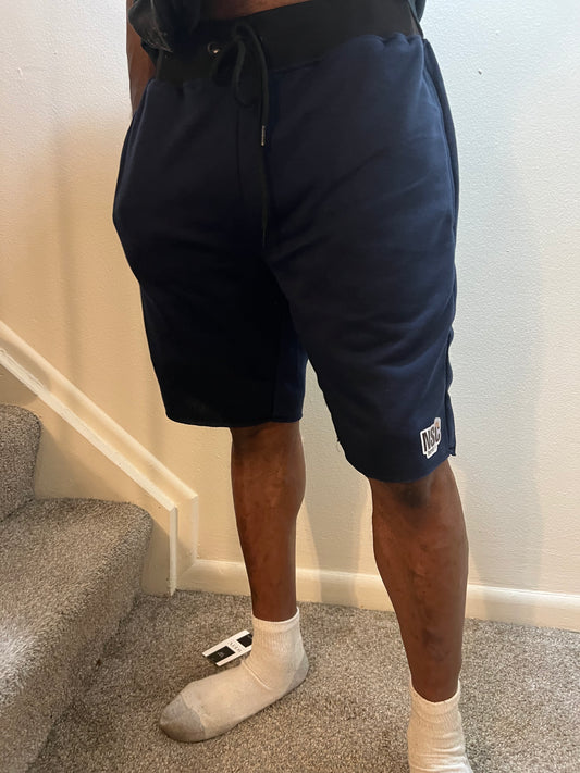 The navy shorts