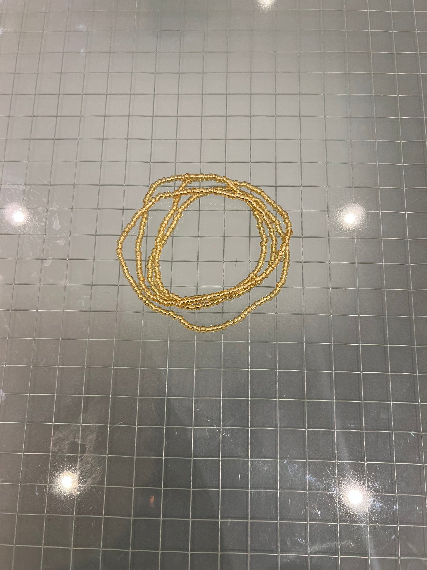 Pure gold waist bead