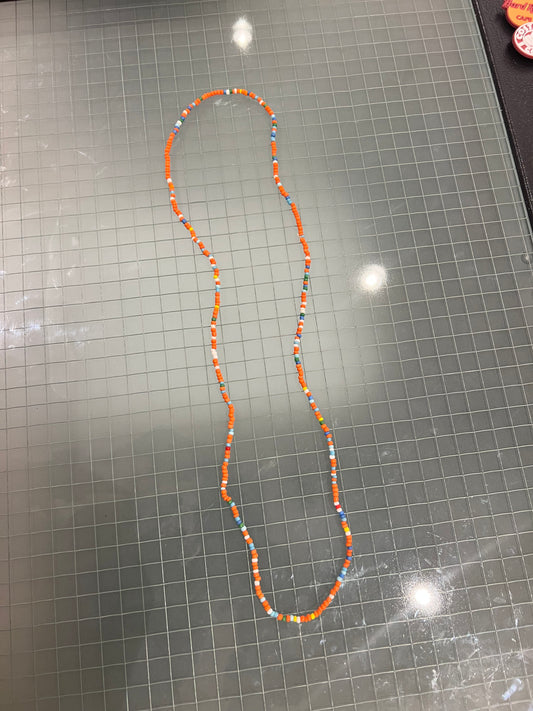 Orange delight waist bead