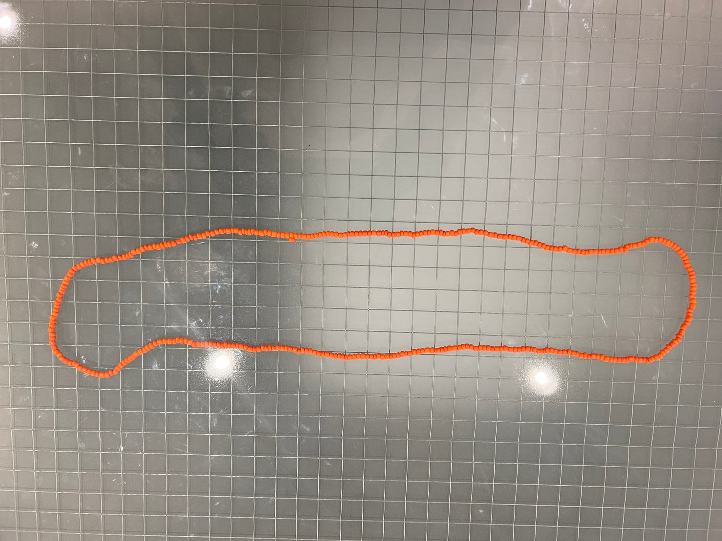 Very orange waist bead