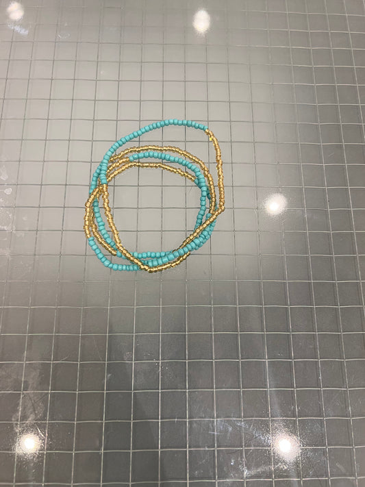 Sand and sea waist bead