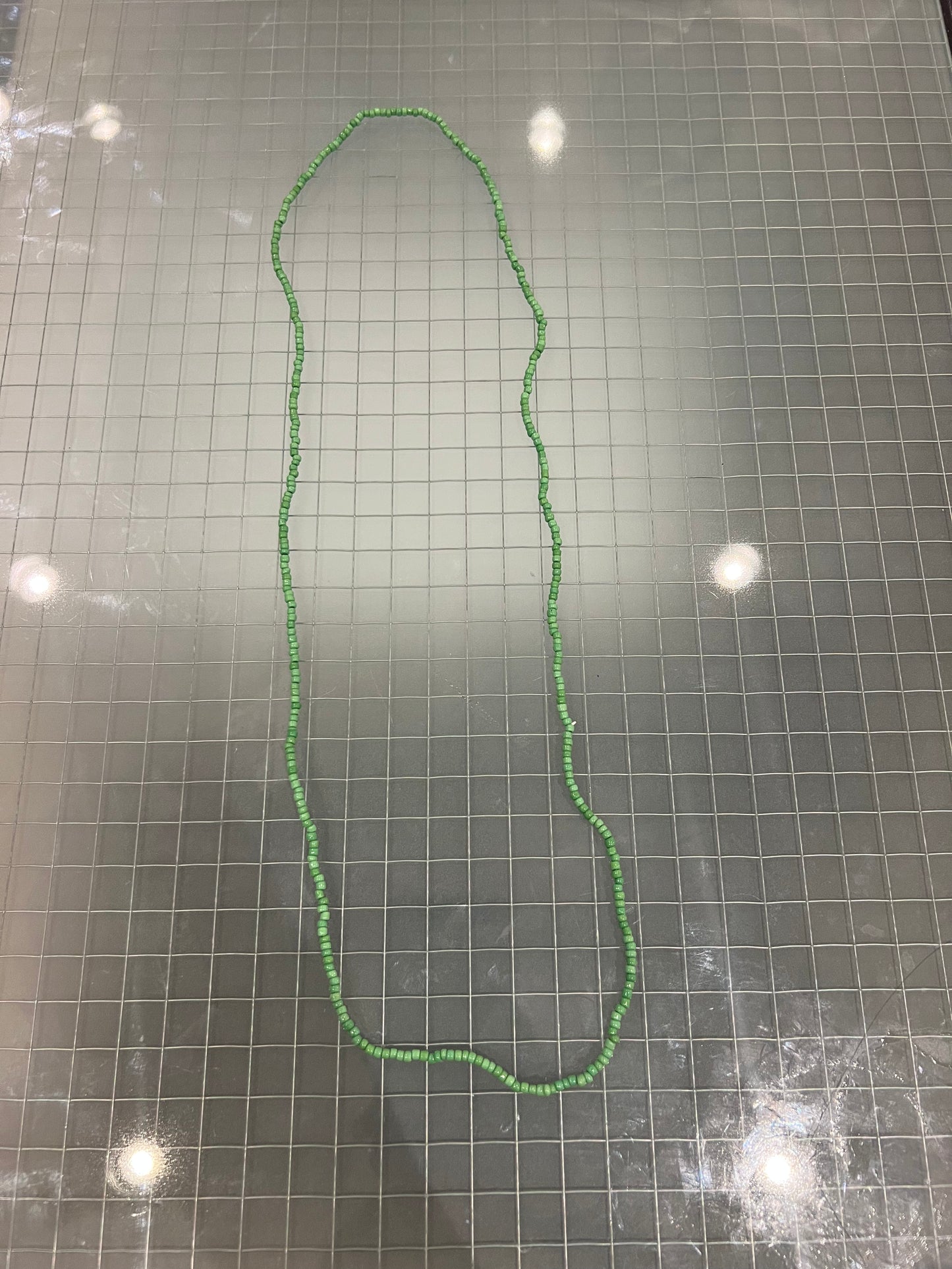 Money green waist bead